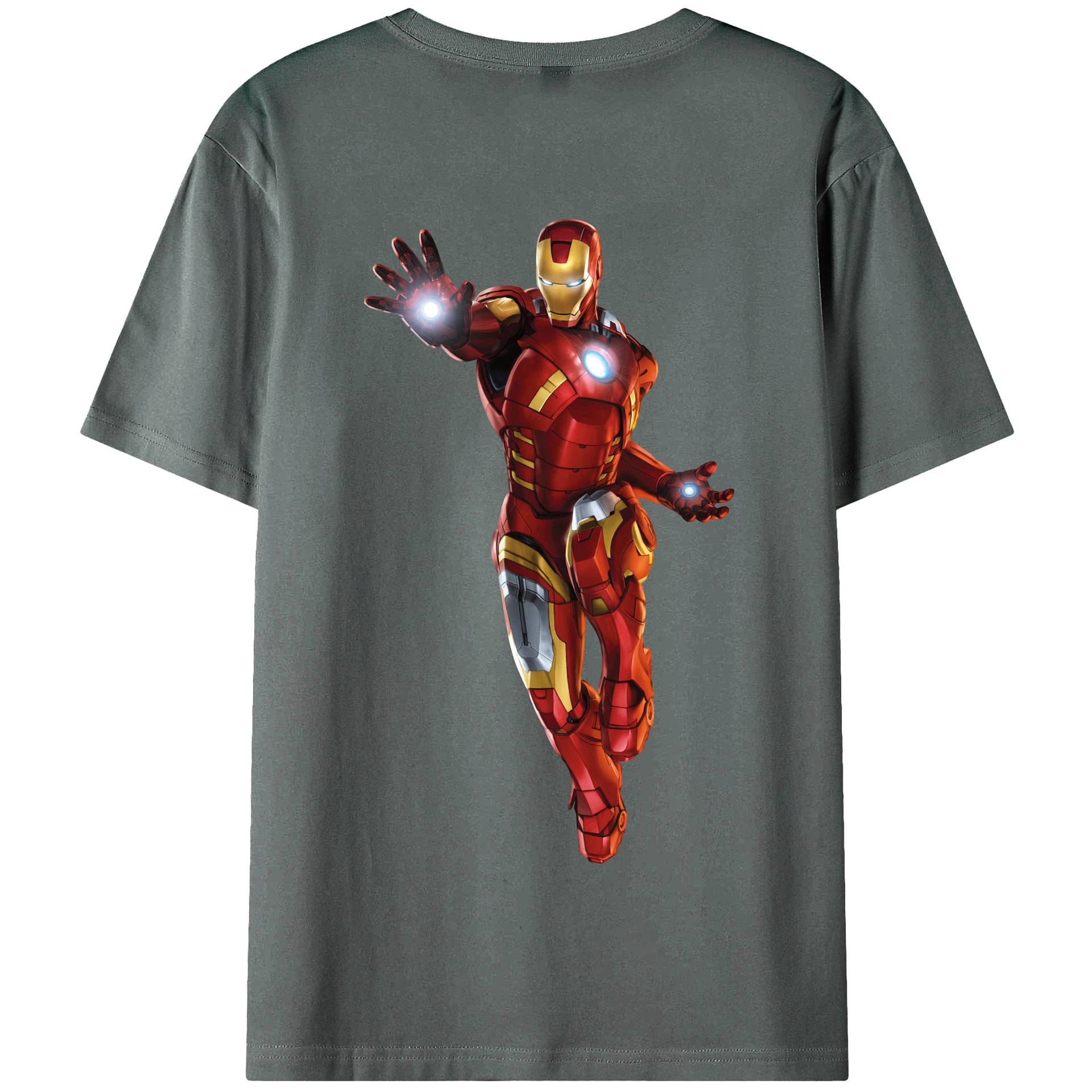 （画像用） アベンジャーズ The Avengers 綿100％半袖Tシャツ（背面プリント）